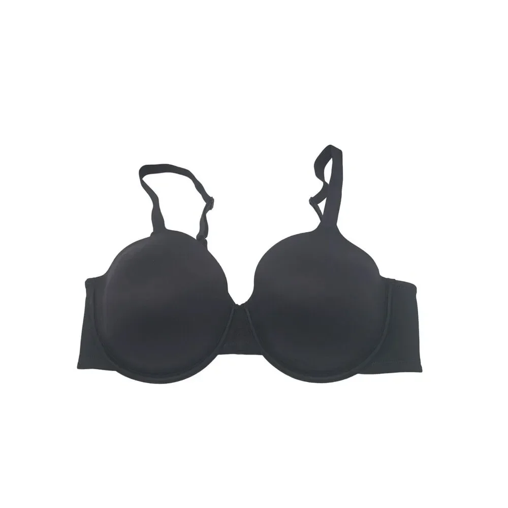 Vanity Fair Bra 40D‎ Womens Underwired Black Full Coverage Adjustable Straps